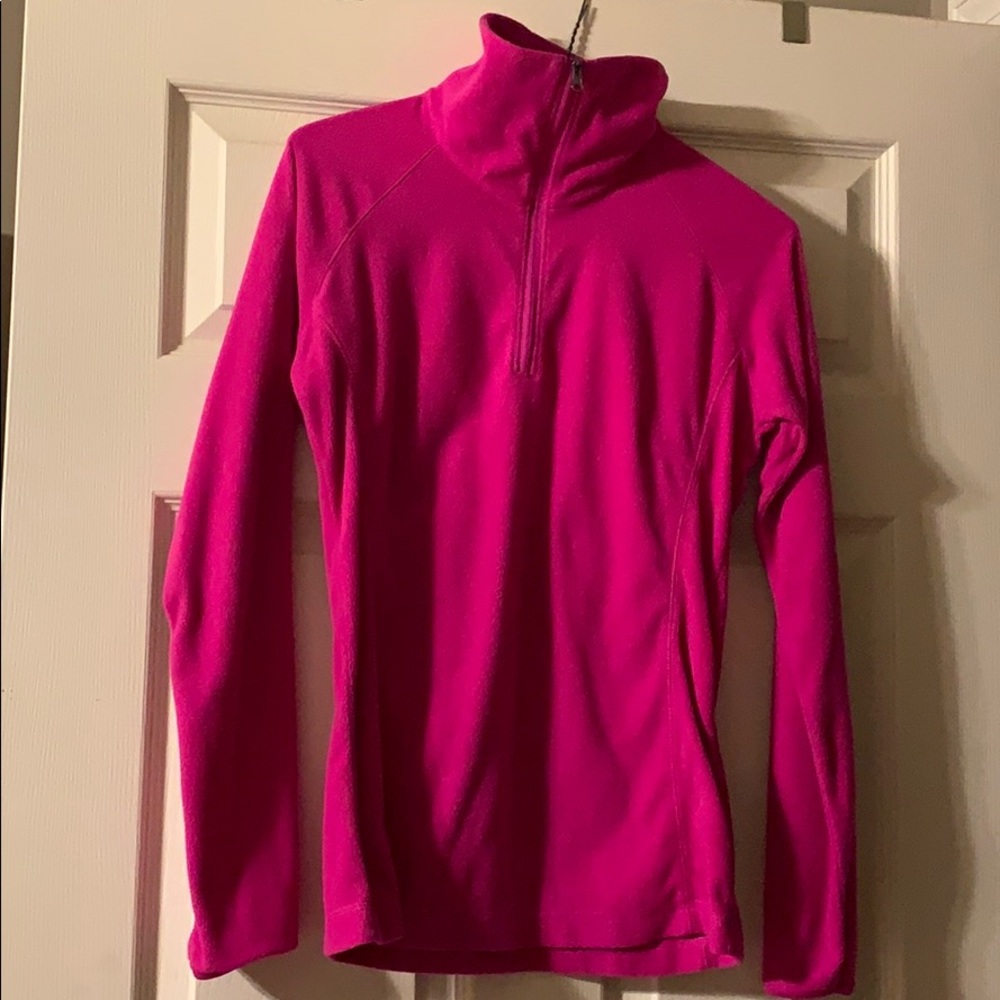 Pink Columbia half-zip